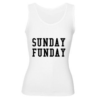 SUNDAY FUNDAY Womens Tank Top by FinestShirtsAndGifts