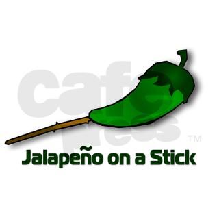 Jalapeno on a Stick 2.25 Magnet (10 pack) by chilihead