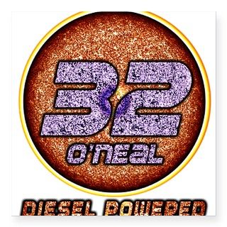 Diesel Powered   Shaq to Suns Square Sticker by Admin_CP684333