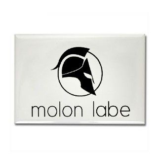Molon Labe Rectangle Magnet by listing store 18231739
