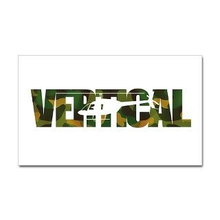 Vertical Camo Rectangle Decal by digitalsynergy