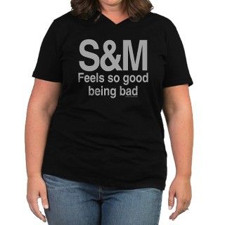 S&M Feels So Good Being Bad Womens Plus Size V Ne by SandM001