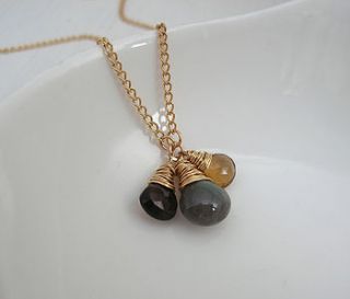 labradorite gemstone necklace by sarah hickey