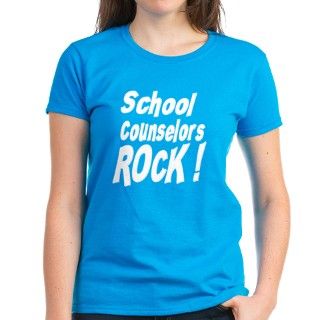 School Counselors Rock  Tee by rockinshirt