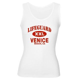 Lifeguard Venice Beach Womens Tank Top by niftetees