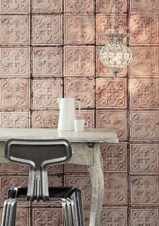 merci brooklyn tin tiles wallpaper tin 06 by lime lace