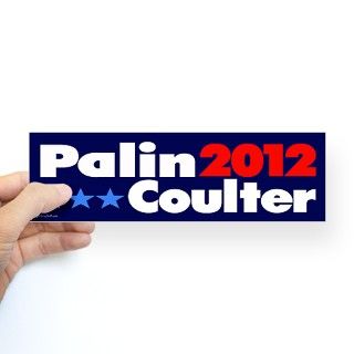 Palin   Coulter 2012 Bumper Bumper Sticker by rightwingstuff