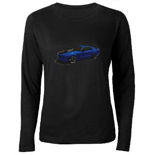 Blue Ford Mustang T Shirt by TheCafeMarket
