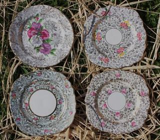 vintage tea plate sets. chintz by the vintage tea cup