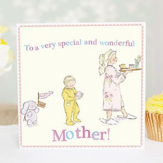 personalised mother's day card by olivia sticks with layla