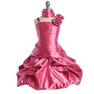 Chic Baby Girls Pink Bubble Flower Girl Pageant Easter Dress 4 16 Special Occasion Dresses Clothing