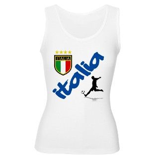 Italian World Cup Soccer Womens Tank Top by WorldcupSoccertees