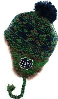 Notre Dame Fighting Irish Adidas 2013 Womens Tassel Knit Hat  Football Socks  Sports & Outdoors