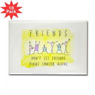 Cancer Friends Rectangle Magnet (10 pack) by gotcancer