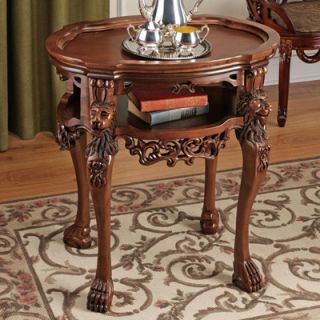 Design Toscano Lord Raffles Lion End Table