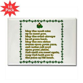 Irish Sayings, Toasts and Ble Rectangle Magnet (10 by irishthings
