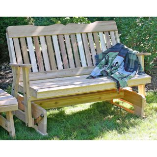 Cedar Countryside Wood Garden Bench