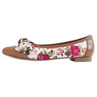florence floral pointed flat shoes *rrp £60* by stasia