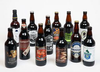 case of stout and dark beers by best of british beer