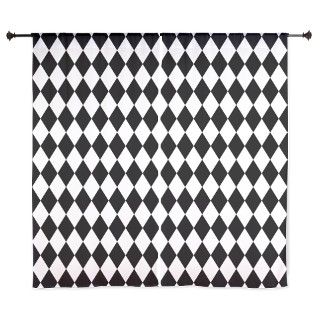 Black White Harlecquin 60 Curtains by bikkimix