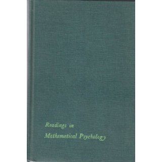 Readings in Mathematical Psychology v.2 (Vol 2) R. Duncan Luce, etc. 9780471553588 Books