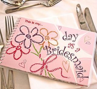 'my day as a bridesmaid' activity book by the wedding of my dreams