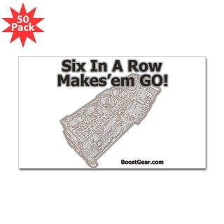 Six In A Row   Makesem GO   Rectangle Sticker 5 by boost_gear