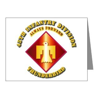 Army   45th Infantry Division   SSI Note Cards (Pk by AAAVGDUISSI1