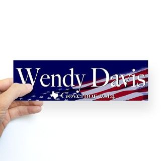 Wendy Davis for Governor Bumper Bumper Sticker by QTZProgTees435
