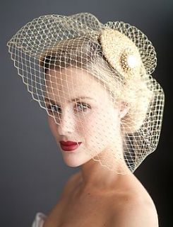 vintage birdcage veil by natascia fileppi millinery