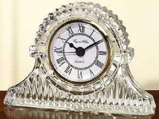 Fifth Avenue Crystal Regal Mantle Crystal Clock   Mantel Clocks