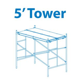 Homebuilder 5 Scaffold Tower with Casters