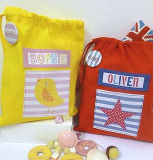 child's personalised party bags by tillie mint