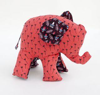 v&a liberty print elephant sewing kit by gemima craft kits