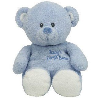 Baby TY   BABY'S FIRST BEAR BLUE Toys & Games