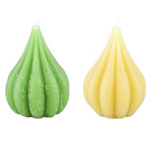 onion shaped candle by drift living