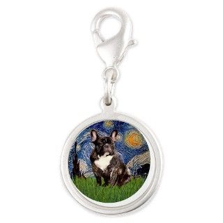 Starry Brindle French Bulldog Charms by masterpiecedogs