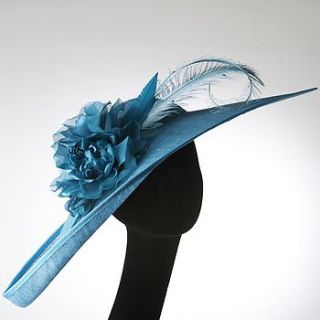 large audrey hepburn style hat by holly young headwear