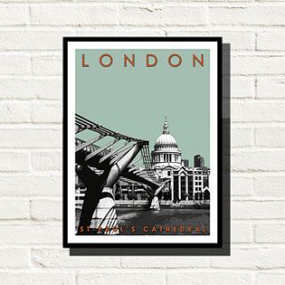 london travel art print by bronagh kennedy   limited edition prints