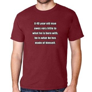 40th Birthday Gifts for Men T Shirt by 30405060