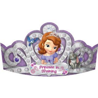 Sofia the First Tiaras (8) Paper Party Hat Princess Disney Birthday Crown Toys & Games