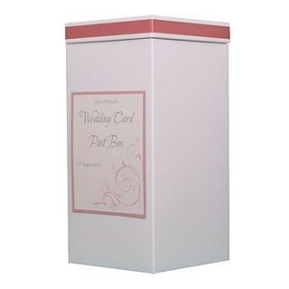 personalised oxford wedding post box by dreams to reality design ltd