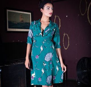 florence midi wrap dress by anami & janine