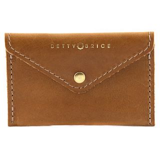 ruby leather card holder by betty brice