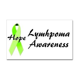 Lymphoma Awareness Rectangle Decal by cureit