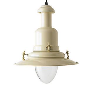 cream cottage fishermans pendant lamp by dibor