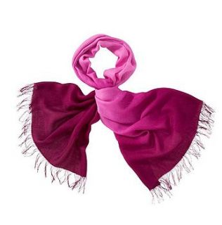 pale pink alpaca pashmina wrap by humm alpaca knitwear