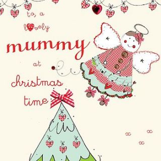 mummy christmas card by laura sherratt designs