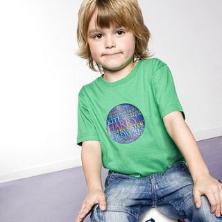 personalised favourite things t shirt by rusks&rebels