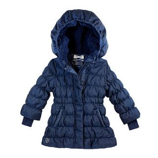 girls down filled long puffa coat by chateau de sable